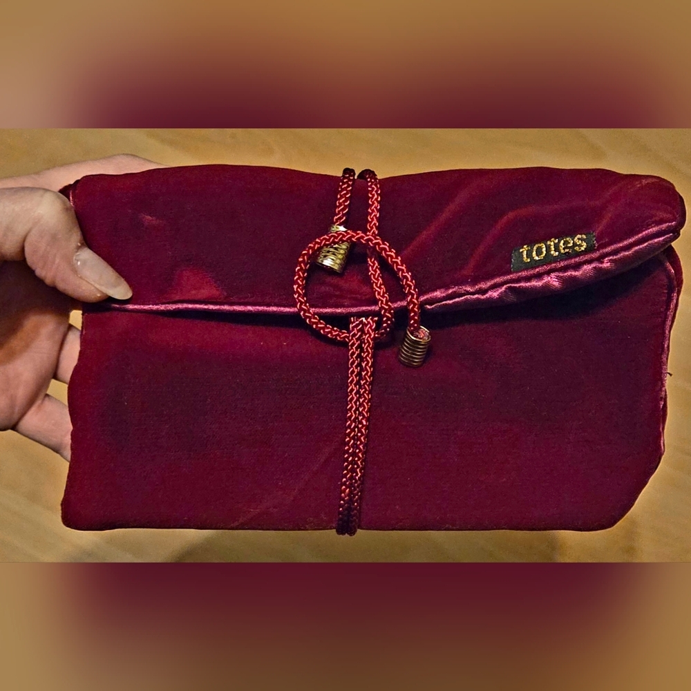 Tote Velvet Travel Jewelry Organizer, Foldable Jewelry Roll Bag